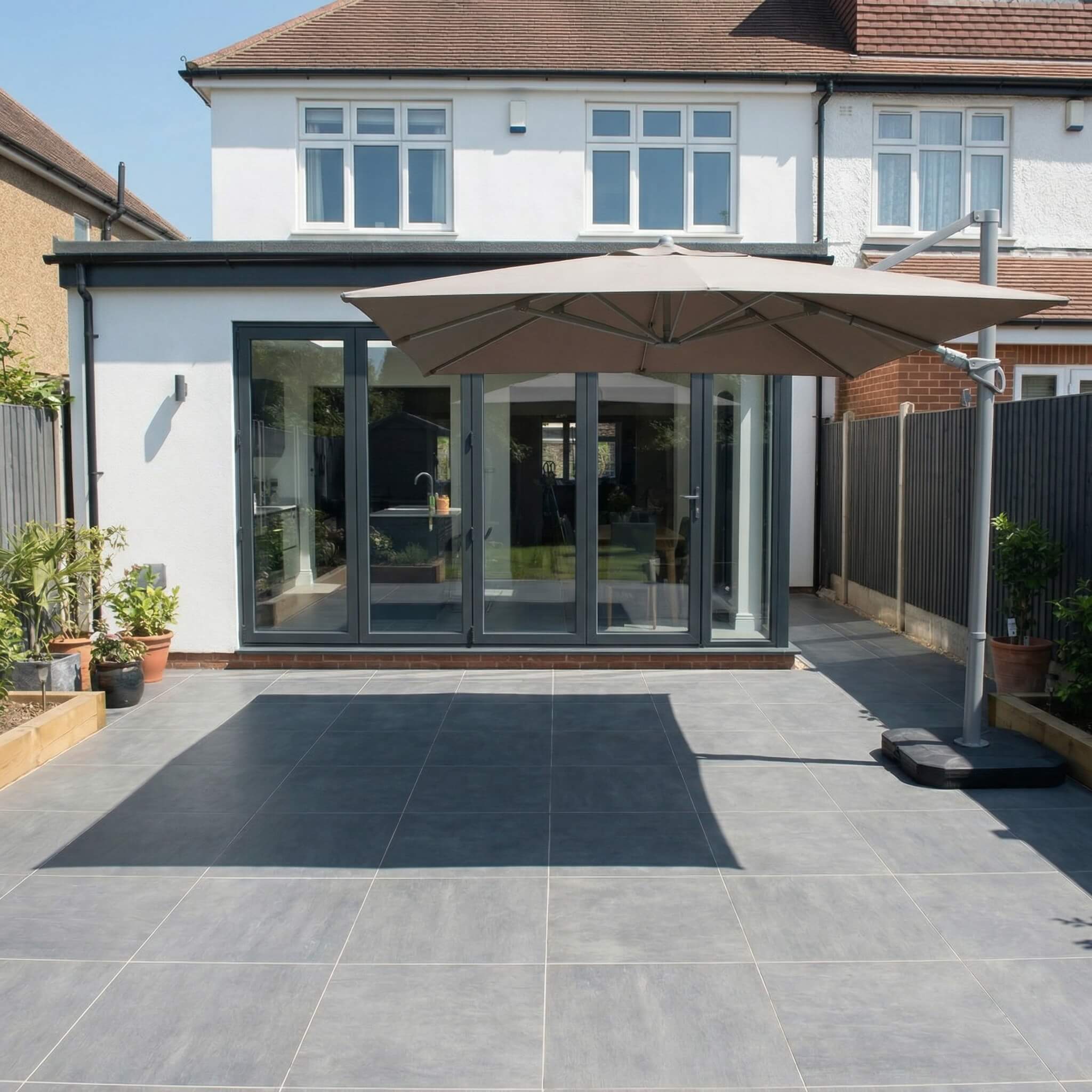 Axis 3m x 2.2m Rectangular Cantilever Parasol in Beige