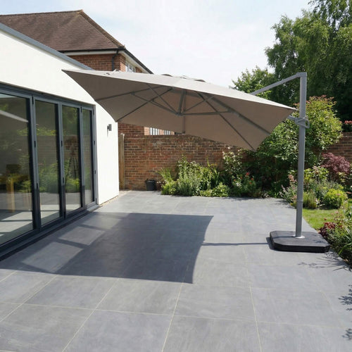 Axis 3m x 2.2m Rectangular Cantilever Parasol in Taupe