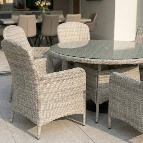 Juniper 4 Seat Round Dining Set