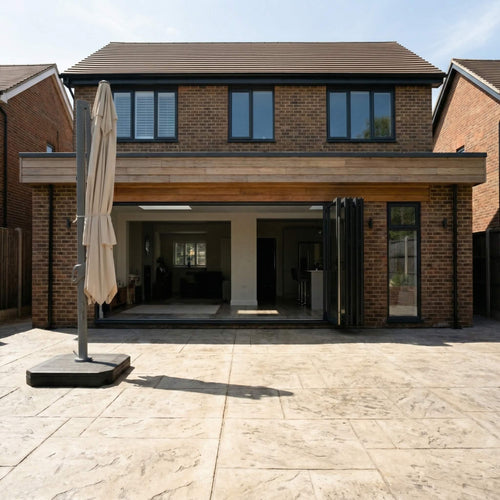 Atlas 3m x 3m Square Cantilever Parasol in Beige