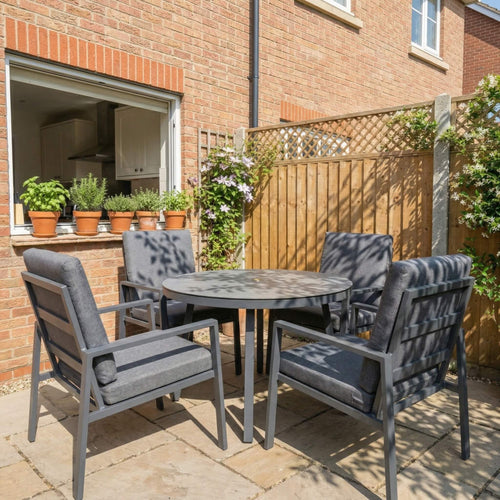 Callen 4 Seat Round Dining Set