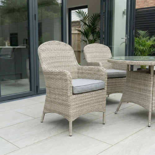 Juniper 4 Seat Round Dining Set