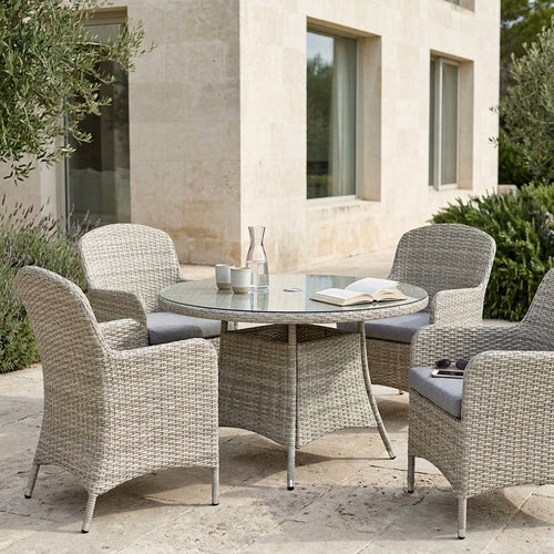 Juniper 4 Seat Round Dining Set