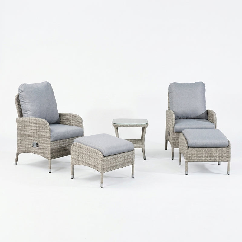 Juniper 5 Piece Reclining Lounge Set