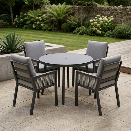 Terra 4 Seat Round Dining Set