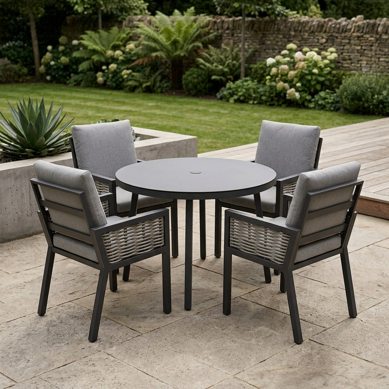 Terra 4 Seat Round Dining Set