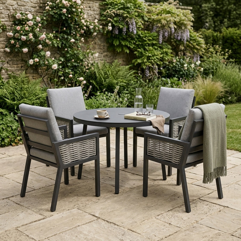 Terra 4 Seat Round Dining Set