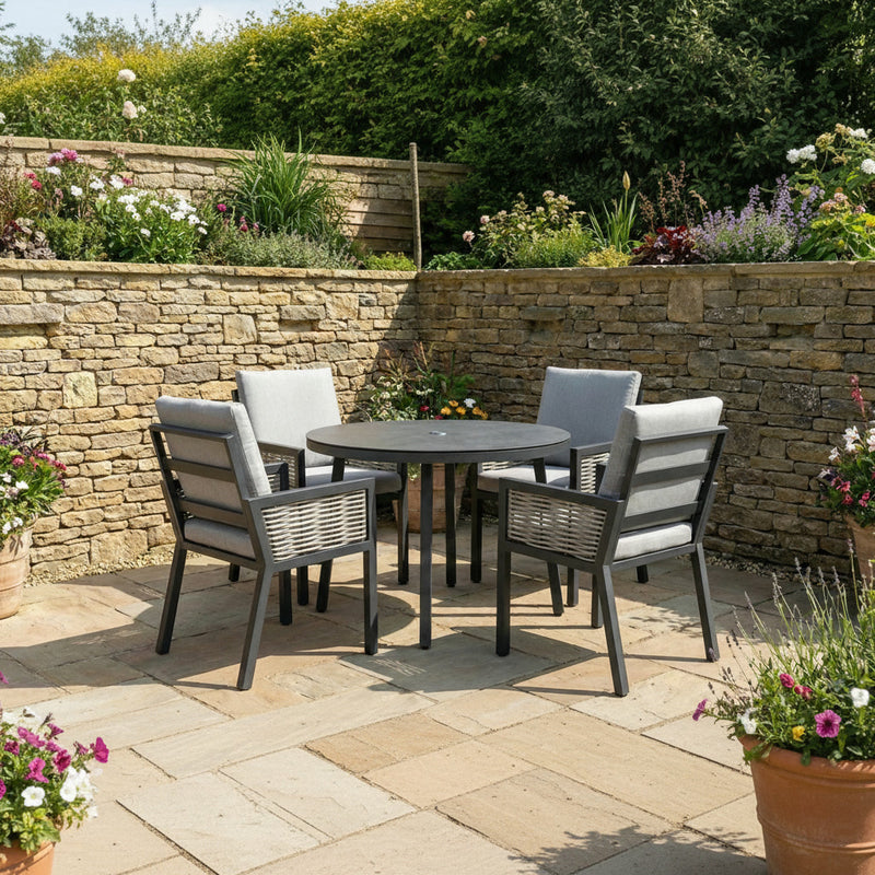 Terra 4 Seat Round Dining Set
