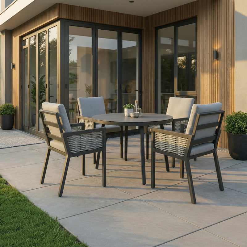 Terra 4 Seat Round Dining Set
