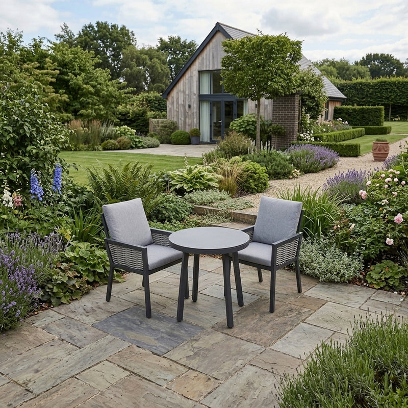 Terra Bistro Set with 75cm Table