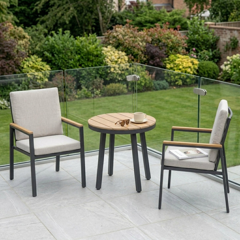 Thorne Bistrol Set with 70cm table and two chairs