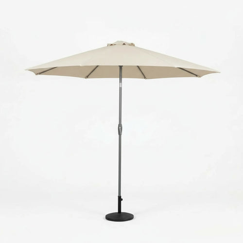 Halo 3m Round Aluminium Parasol in Beige
