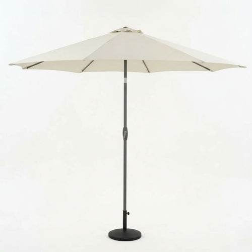 Halo 3m Round Aluminium Parasol in Ecru