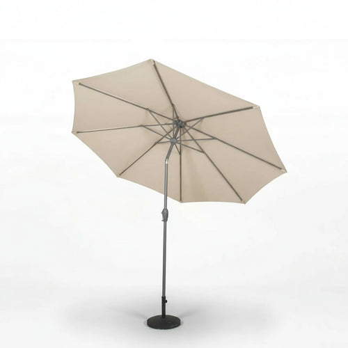 Halo 3m Round Aluminium Parasol in Beige