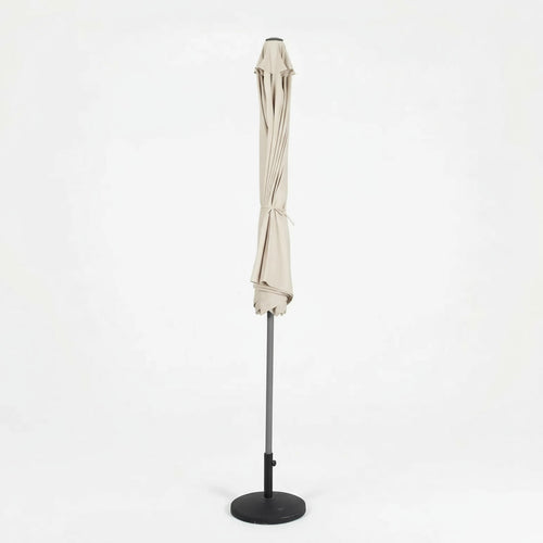 Halo 3m Round Aluminium Parasol in Beige