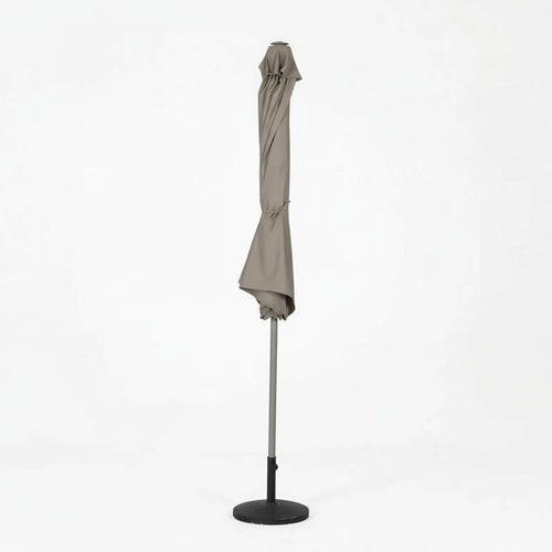 Halo 3m Round Aluminium Parasol in Taupe