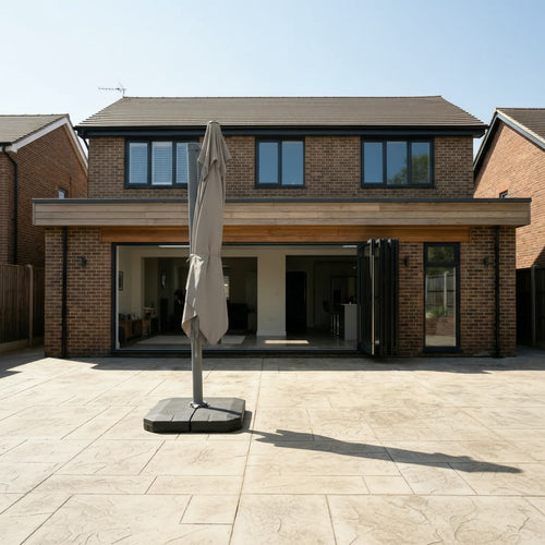 Atlas 3m x 3m Square Cantilever Parasol in Taupe