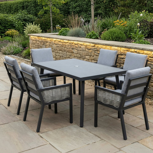 Terra 6 Seat Rectangular Dining Set