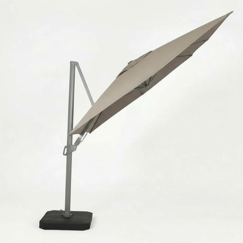 Atlas 3m x 3m Square Cantilever Parasol in Taupe