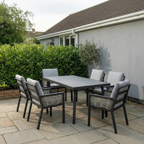 Terra 6 Seat Rectangular Dining Set