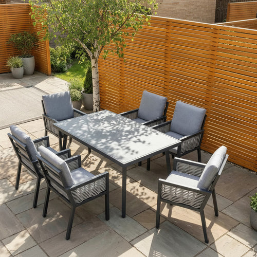 Terra 6 Seat Rectangular Dining Set